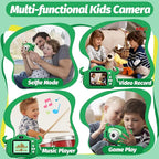 LVSSN SMART Kids Camera Toy for 3-8 Year Old Girls Boys, Children Digital Video Camcorder with Cartoon Soft Cover, Best Birthday Festival Gift for Kids