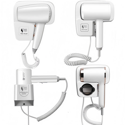 LVSSN SMART Wall-Mounted Hair Dryer — No-Drill Installation, Hotel & Home